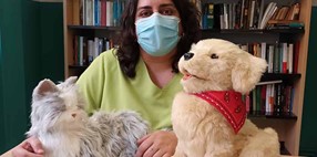 Terapia con mascotas robot para pacientes con demencia